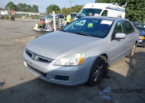 2007 Honda Accord 2.4 Ex из США, поврежденный, VIN 1HGCM56827A077986